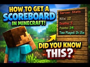 how to get a scoreboard in minecraft