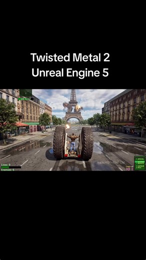 Twisted Metal 2 - Unreal Engine 5 #twistedmetal #remake #unrealengine5 #retrogame