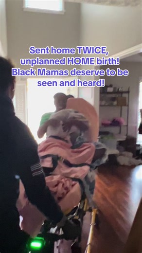 Never in a million years did I think this would be my story. 😔 But the reality is, the concerns of Black Moms are often are dismissed. After being sent home from the hospital twice, my husband delivered our baby girl in our bedroom. 😨 This was my 5th child, and being sent home twice from the hospital I should have advocated for my needs more (hindsight is always 20/20) She came into the world with her umbilical cord wrapped around her three times. 😫 My husband was so great and thankfully, we