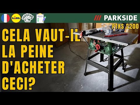 SCIE CIRCULAIRE DE TABLE Parkside PTKS 2200 A1 FRANCE FRANÇAIS LIDL