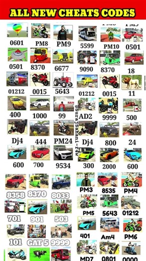 Indian Bikes Driving 3D || All NEW CHEATS CODES #shorts #short