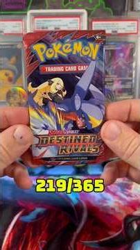 Day 219 of the Daily Pack Challenge! What set do YOU wanna see opened? #pokemon #fyp #destinedrivals