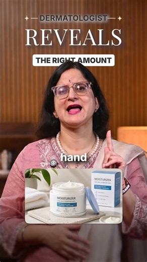 Dermat recommends the right amount for your skin ✨...