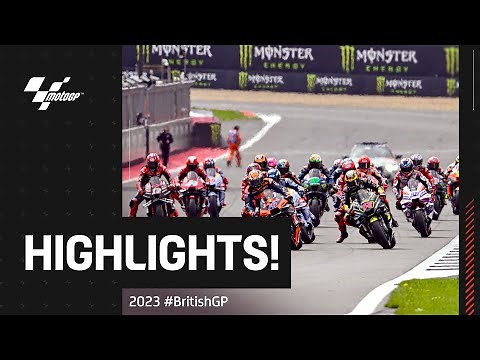 MotoGP™ Race Highlights 🤯 | 2023 #BritishGP 🇬🇧