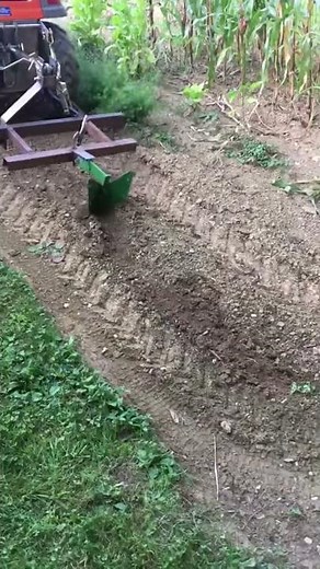 Home made garden tractor true 3 point hitch