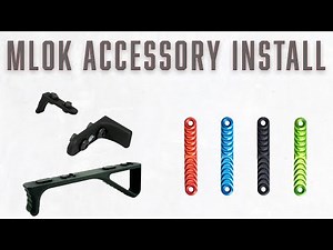 How to Install an M-LOK AR Accessory // Falkor Defense