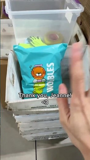Pack an order with me. Thank you so much, Jeanne ❤️