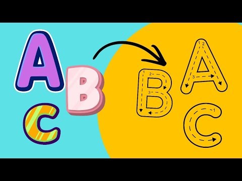 ✨ABC Tracing for Toddlers | Learn Letters A–Z🌟✍️