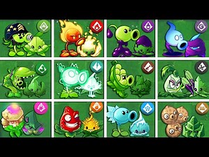 Random 12 PEA & MINT Plants Battlez - Who Will Win? PvZ 2 Team Plant Vs Team Plant