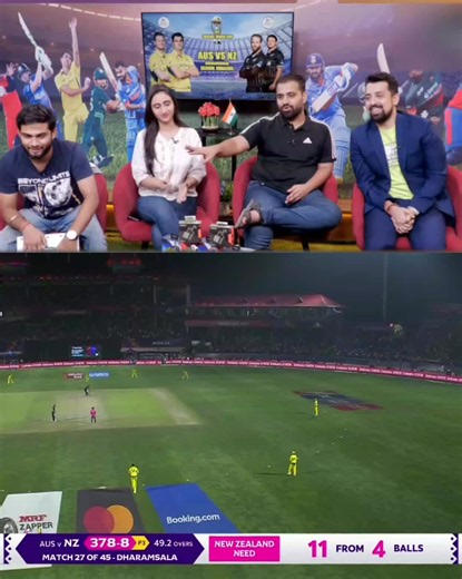 Aus vs NZ 4 Balls Left 11 Runs Needed Reaction — Cartoon Network Remix
