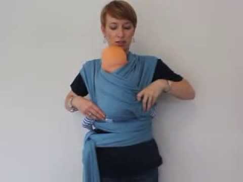 Moby Wrap instructions | Newborn carry in the Moby | Newborn babywearing | The Sleep Store