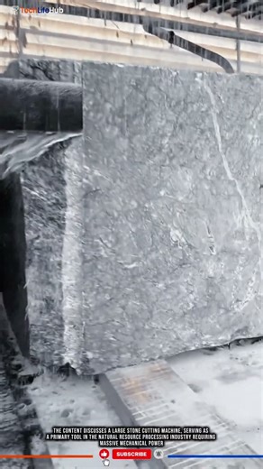 Innovation Stone Cutting: Diesel Powered Saw, Granite & Marble Processing, Mining Tech #tech