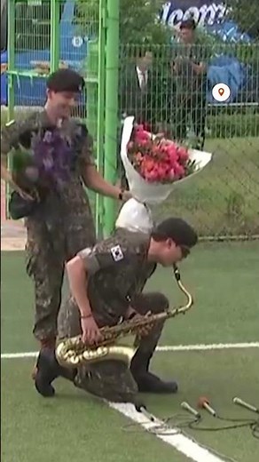 BTS member RM serenades fans with a saxophone after military discharge | REUTERS