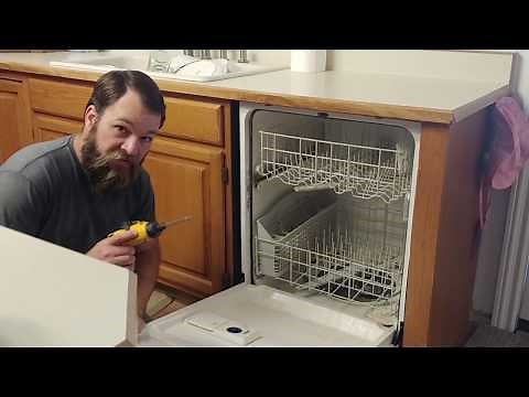 DIY How to install a new dishwasher Samsung DW80R5060UG