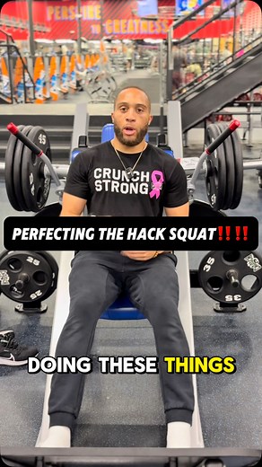 Perfecting the hack squat to have the best form and best results looks like this‼️ Be sure to follow for more fitness/ wellness tips #squat #hacksquat #squats #legworkout #workouttips | Jonathan Twine | Facebook