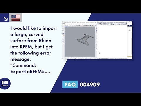 FAQ 004909 | I would like to import a large, curved surface from Rhino into RFEM, but I get the f...
