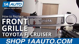 How to Remove Front Grille 2007-14 Toyota FJ Cruiser