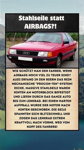 Audi 100: Das mechanische Procon-ten Sicherheitssystem