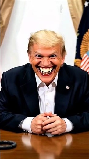 🧛 Trump's Creepy Dracula Smile! | Vampire President Animation 😬