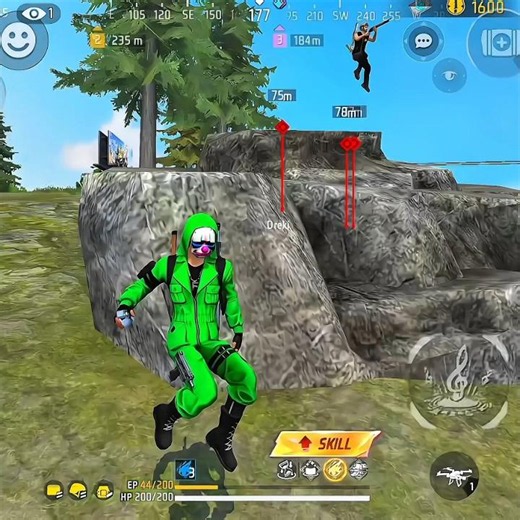 فري فاير 🔥: Reno X Pro player — محاولته لم تنجح 😂🙏