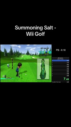 Summoning Salt - Wii Golf #summoningsalt #speedrun #gaming #wii #wiisports #emoadnomad