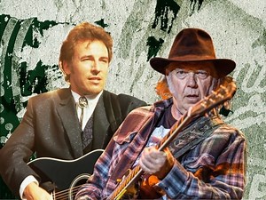 Neil Young and Bruce Springsteen cover Bob Dylan