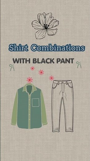 🖤 Best Shirt Combinations with Black Formal Pants ✨ #style #outfitideas #youtubeshorts