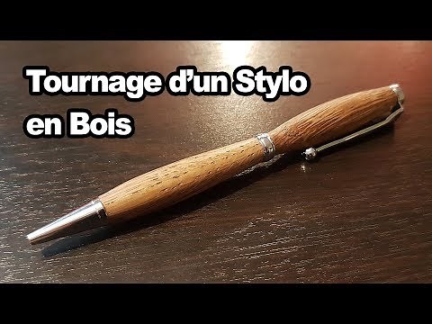 Fabrication d'un stylo en Bois - Chez l'habitant Ep8