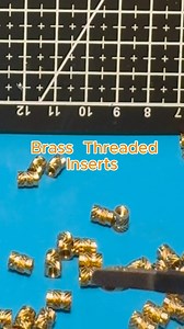 How to use Brass Threaded Inserts, in your 3d print. How to model holes for brass inserts.🏆🔩. #Cad #modeling #3dprinting #thread #fusion | Cadacceler