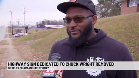 Highway signs dedicated to former Spartanburg Co. sheriff taken down