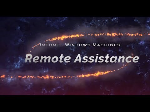 Learn How to Take Remote Assistance of Intune Managed Windows Device Intune Video Tutorial