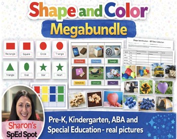MEGA PACK Color & Shape IEP - Preschool Kindergarten ABA Data Collection