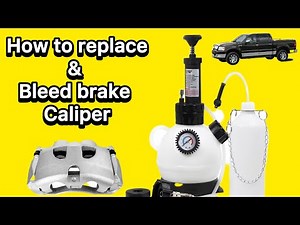 How to change and bleed a brake caliber