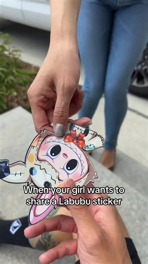 MODIFIED DECALS on Instagram: "Send this to someone you’d like to share a Labubu sticker with 🥰 #labubu #labubumonster #labubumacaron #labubusticker"