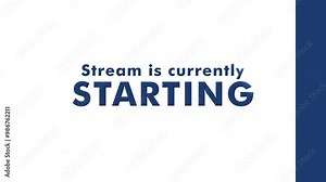 stream overlay opening starting, mp4, 4K,
