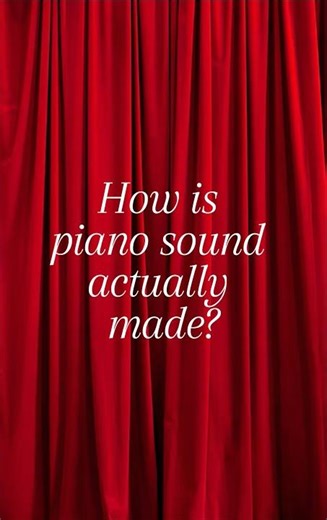 How Piano Sound Is Made 🎹 | Inside the Piano Explained