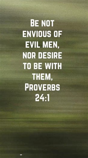 This Is What Proverbs 24:1 Says #shorts