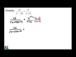 Adding rational expressions