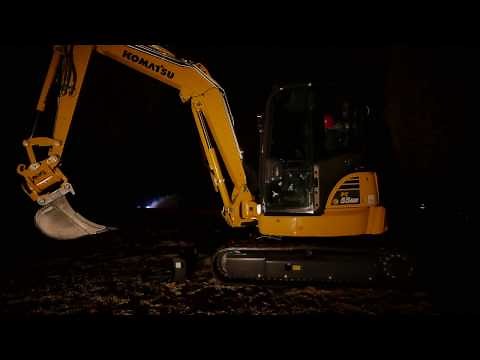 Komatsu MR-5 mini excavators