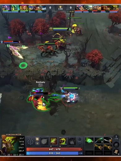 Venomancer Hybrid Right Click Build for Dota 2