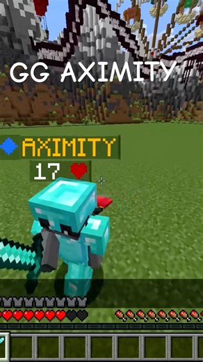 I 1v1'd AXCIMITY #minecraft #marlow #axcimity #mcpvp #subscribe #shorts