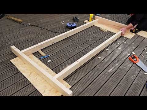 Building and fitting a door casing for my DIY sauna