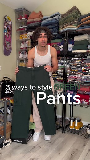 3 Ways to Style Green Pants