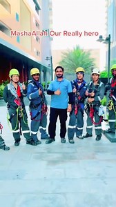 19K views · 975 reactions | Our real heroes great job ❤️✌️爐 #foryoupageシ #foryouシ #followforfollowback #foryou #followforfollowback @topfans Cut the Rope Latif Mohammad | Rope access technician Guy’s | Facebook