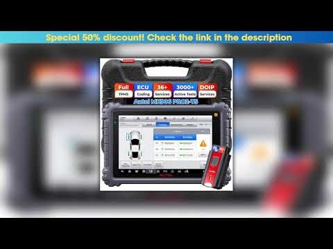 Unboxing Autel Scanner MaxiCOM MK906 PRO2-TS Diagnostic Tools ECU Coding Top TPMS Programming Autom