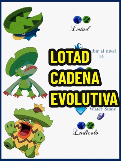 ¡POKEDEX HOENN LÍNEA EVOLUTIVA LOTAD! Hola amigos, hoy les quiero compartir la línea evolutiva de Lotad según la pokédex. Déjame en los comentarios que opinas de estos Pokémon. #Pokemon #lotad #pokidscolombia #pokedex #ludicolo