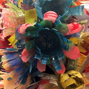 Plastic Art Projects - Because Turtles Eat Plastic Bags