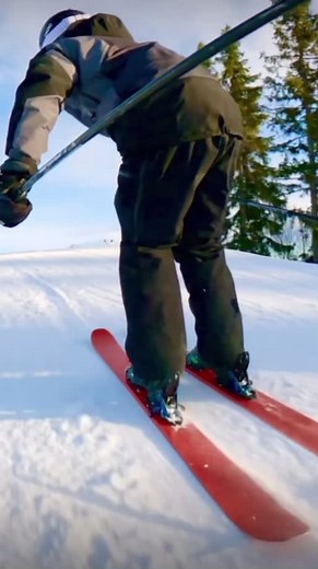 Masterful Ski Buttering Technique Showcased in Slow Motion