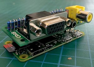 Raspberry Pi Zero Analog Expander Cap Offers VGA And Analog Connections (video)