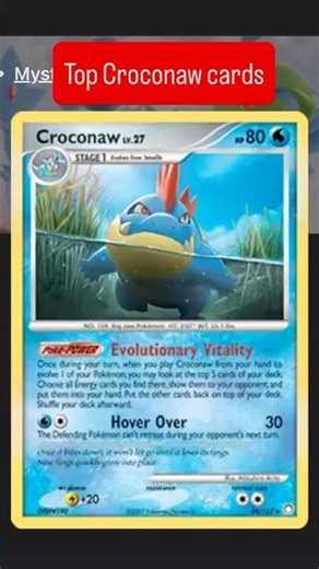 Top Croconaw cards in order of PSA10 prices from Pokedata. #pokemon #pokemoncards #pokémon